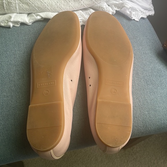 Everlane Day Glove Women's Italian Pink Leather Slip On Ballet Flats Sz … - Picture 3 of 4